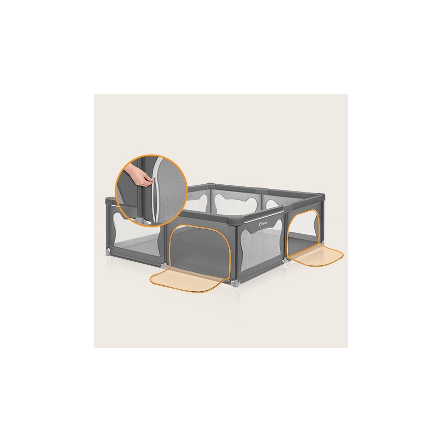 Lionelo - Speelbox WILLOW XL grijs