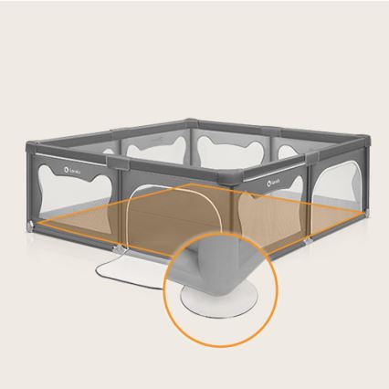 Lionelo - Speelbox WILLOW XL grijs
