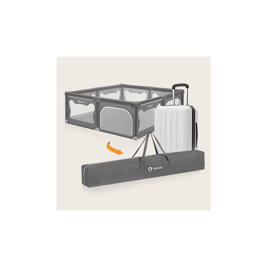 Lionelo - Speelbox WILLOW XL grijs