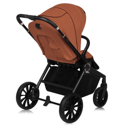 Lionelo - Sportieve buggy MIKA PLUS Roestbruin