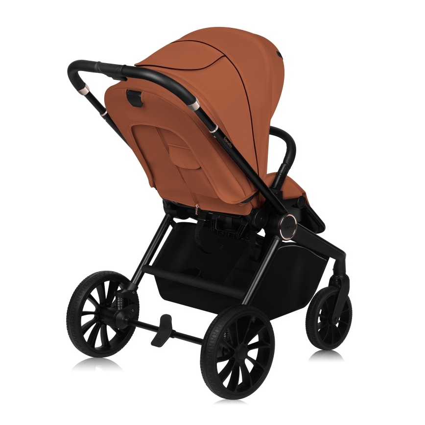 Lionelo - Sportieve buggy MIKA PLUS Roestbruin