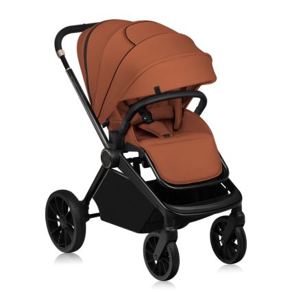 Lionelo - Sportieve buggy MIKA PLUS Roestbruin