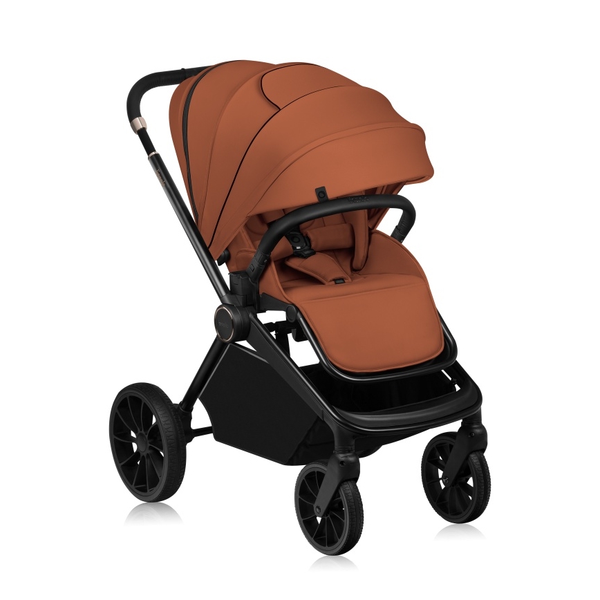 Lionelo - Sportieve buggy MIKA PLUS Roestbruin