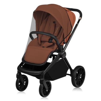 Lionelo - Sportieve buggy MIKA PLUS Roestbruin