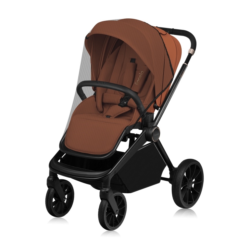 Lionelo - Sportieve buggy MIKA PLUS Roestbruin