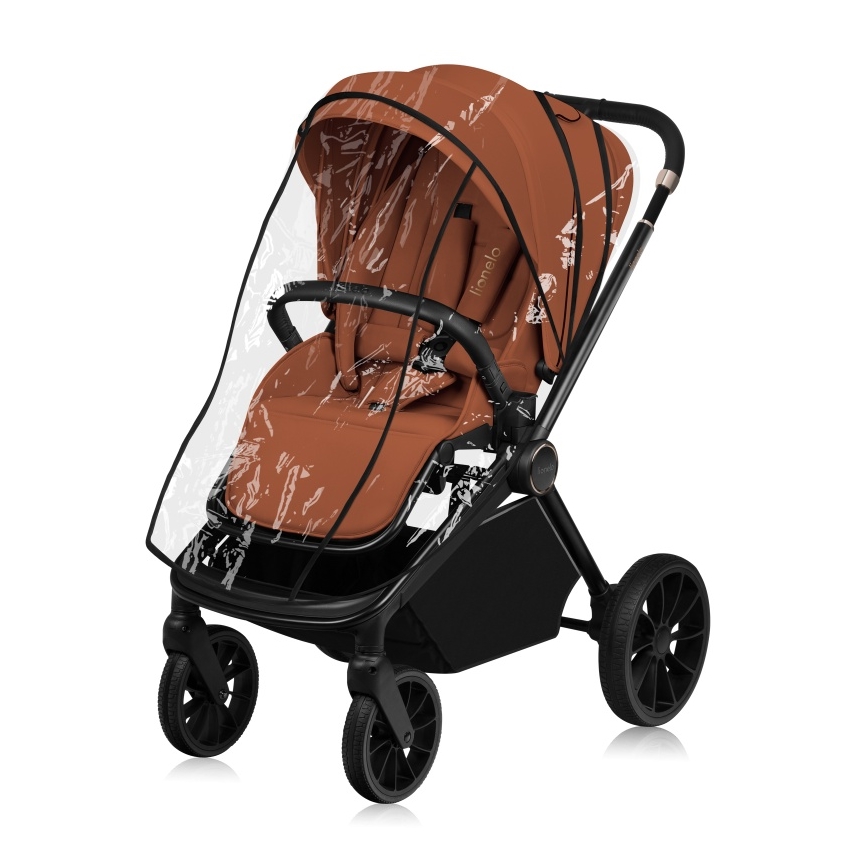 Lionelo - Sportieve buggy MIKA PLUS Roestbruin