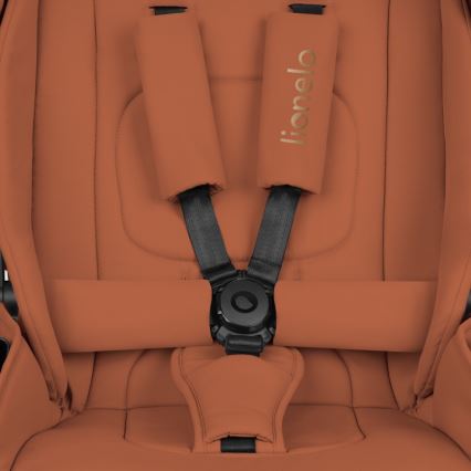 Lionelo - Sportieve buggy MIKA PLUS Roestbruin
