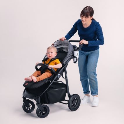 Lionelo - Sportieve buggy NATT Grey Stone