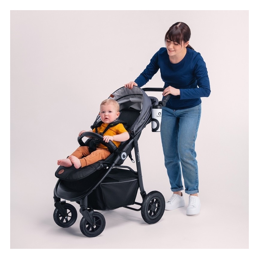 Lionelo - Sportieve buggy NATT Grey Stone