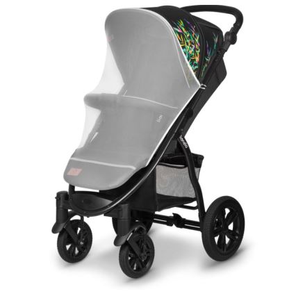 Lionelo - Sportieve kinderwagen ANNET TOUR zwart/groen