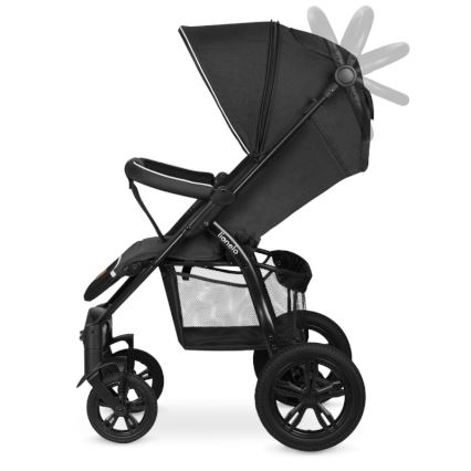 Lionelo - Sportieve kinderwagen ANNET TOUR zwart