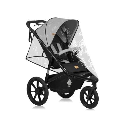 Lionelo - Sportieve kinderwagen AZURA zwart/grijs