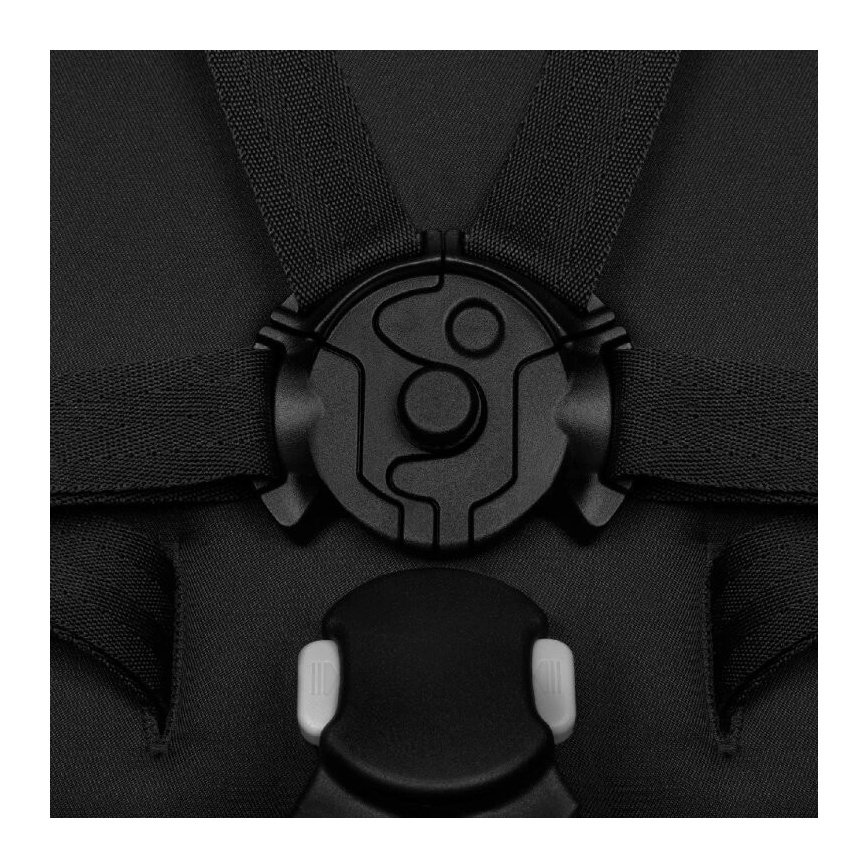 Lionelo - Sportieve kinderwagen AZURA zwart/grijs