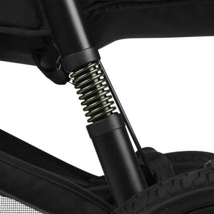 Lionelo - Sportieve kinderwagen AZURA zwart/groen