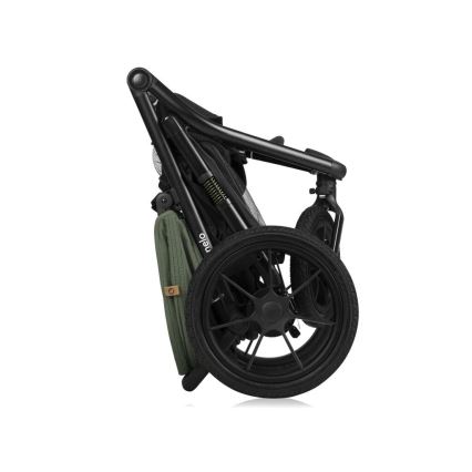 Lionelo - Sportieve kinderwagen AZURA zwart/groen