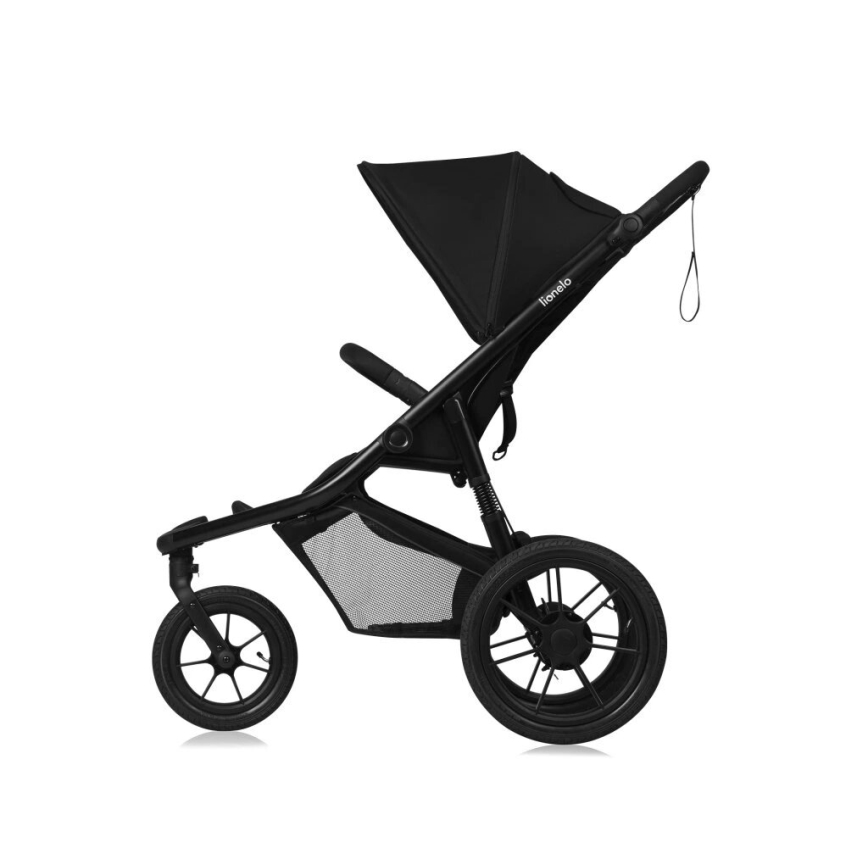 Lionelo - Sportieve kinderwagen AZURA zwart