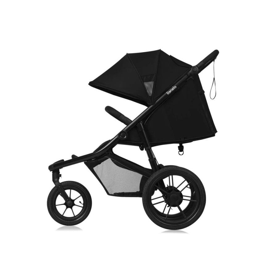 Lionelo - Sportieve kinderwagen AZURA zwart