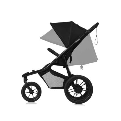 Lionelo - Sportieve kinderwagen AZURA zwart