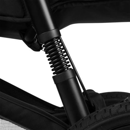 Lionelo - Sportieve kinderwagen AZURA zwart