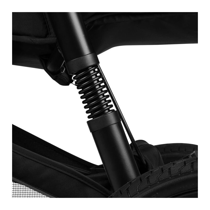 Lionelo - Sportieve kinderwagen AZURA zwart