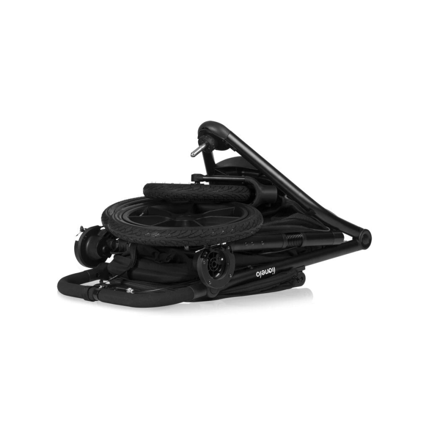 Lionelo - Sportieve kinderwagen AZURA zwart