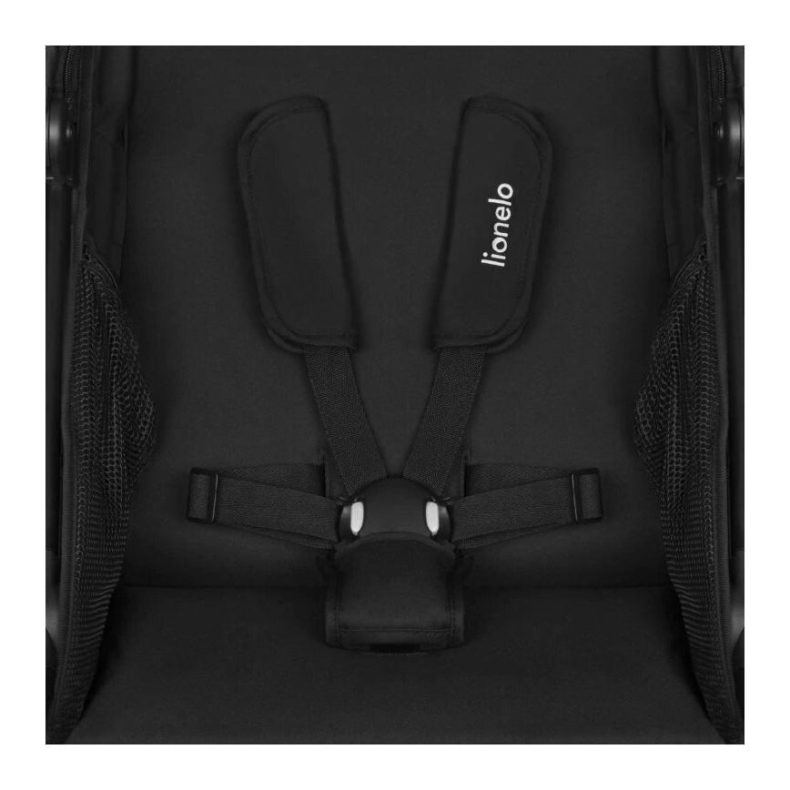 Lionelo - Sportieve kinderwagen AZURA zwart