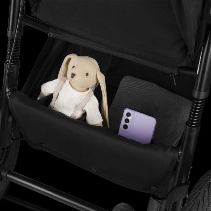 Lionelo - Sportieve kinderwagen AZURA zwart