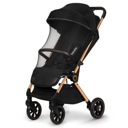 Lionelo - Sportieve kinderwagen CLOE zwart/goud