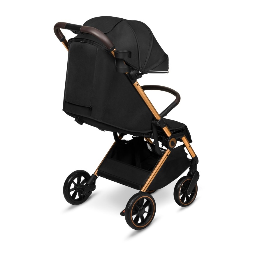 Lionelo - Sportieve kinderwagen CLOE zwart/goud