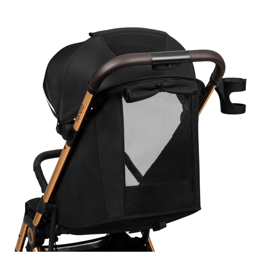 Lionelo - Sportieve kinderwagen CLOE zwart/goud