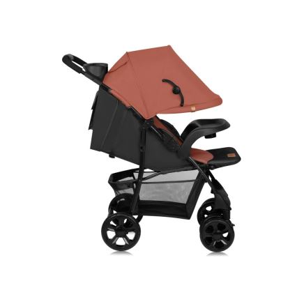 Lionelo - Sportieve kinderwagen EMMA PLUS baksteenrood/zwart