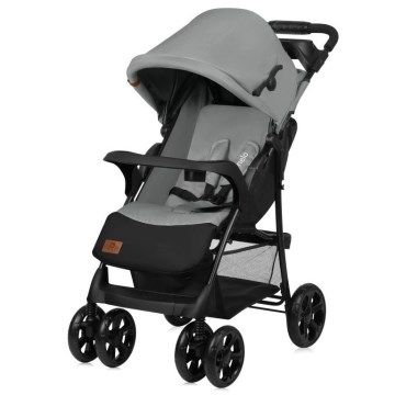 Lionelo - Sportieve kinderwagen EMMA PLUS grijs/zwart