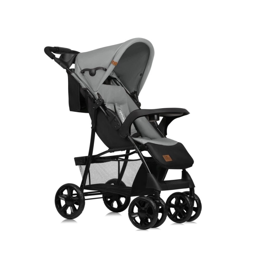 Lionelo - Sportieve kinderwagen EMMA PLUS grijs/zwart