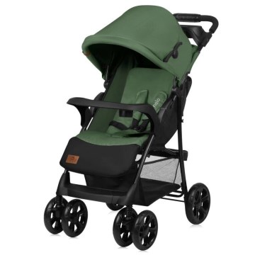Lionelo - Sportieve kinderwagen EMMA PLUS groen/zwart