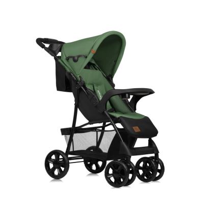 Lionelo - Sportieve kinderwagen EMMA PLUS groen/zwart