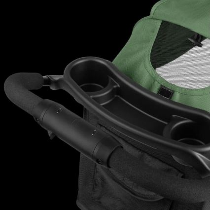 Lionelo - Sportieve kinderwagen EMMA PLUS groen/zwart