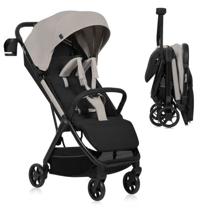 Lionelo - Sportieve kinderwagen JULIE AIR Beige Sand