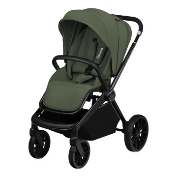 Lionelo - Sportieve kinderwagen MIKA PLUS Green Olive