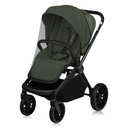 Lionelo - Sportieve kinderwagen MIKA PLUS Green Olive