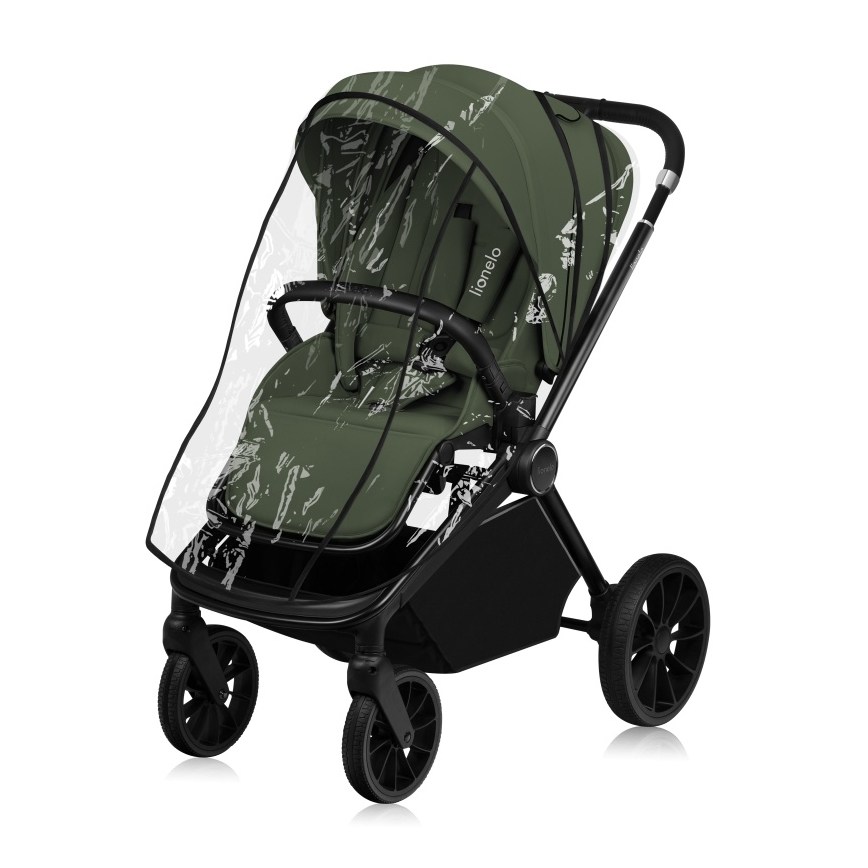 Lionelo - Sportieve kinderwagen MIKA PLUS Green Olive