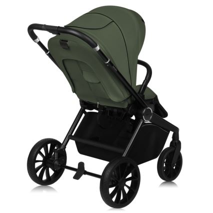 Lionelo - Sportieve kinderwagen MIKA PLUS Green Olive