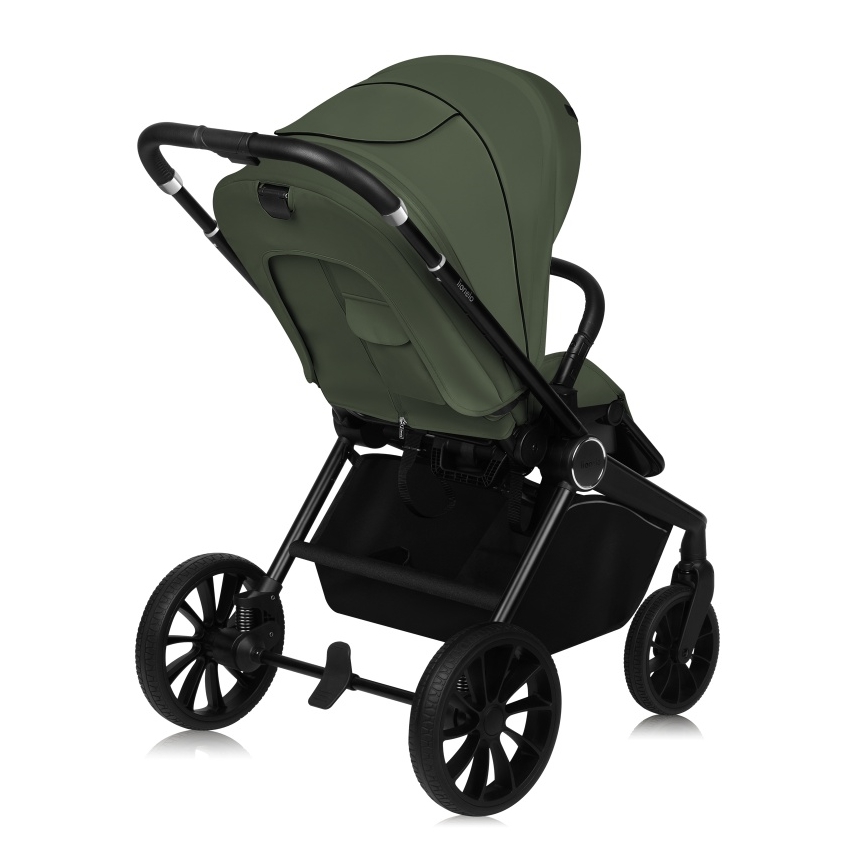 Lionelo - Sportieve kinderwagen MIKA PLUS Green Olive