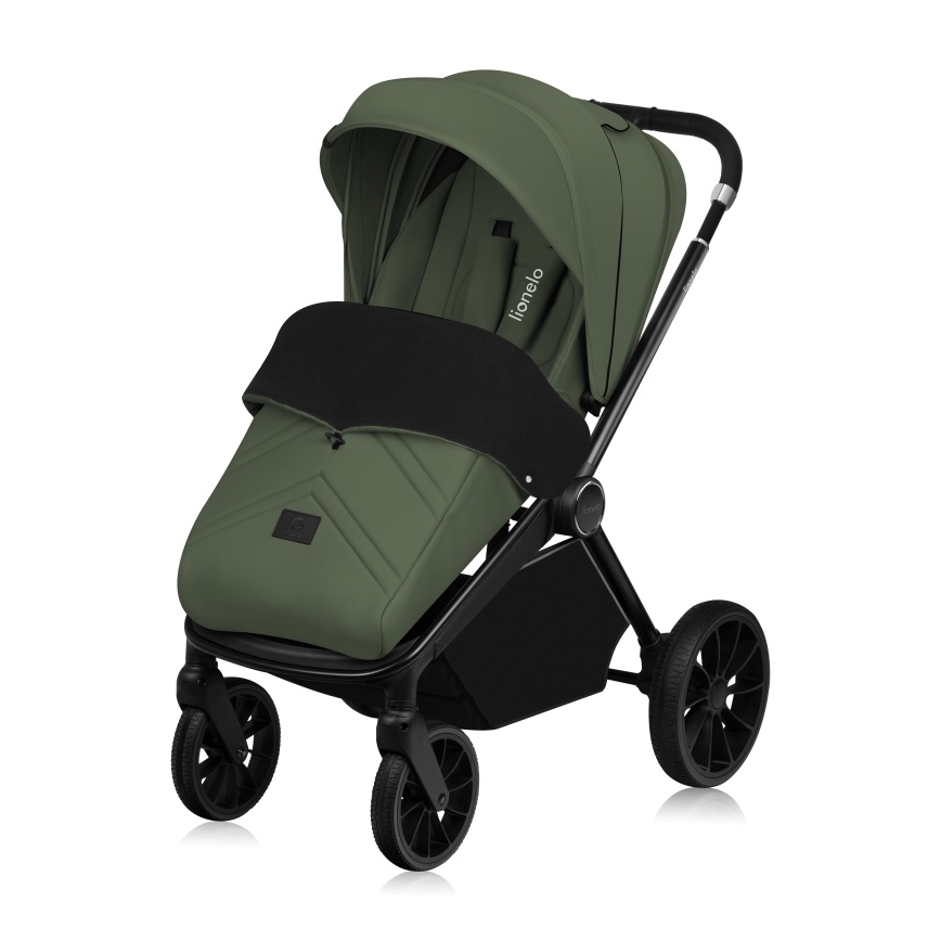 Lionelo - Sportieve kinderwagen MIKA PLUS Green Olive