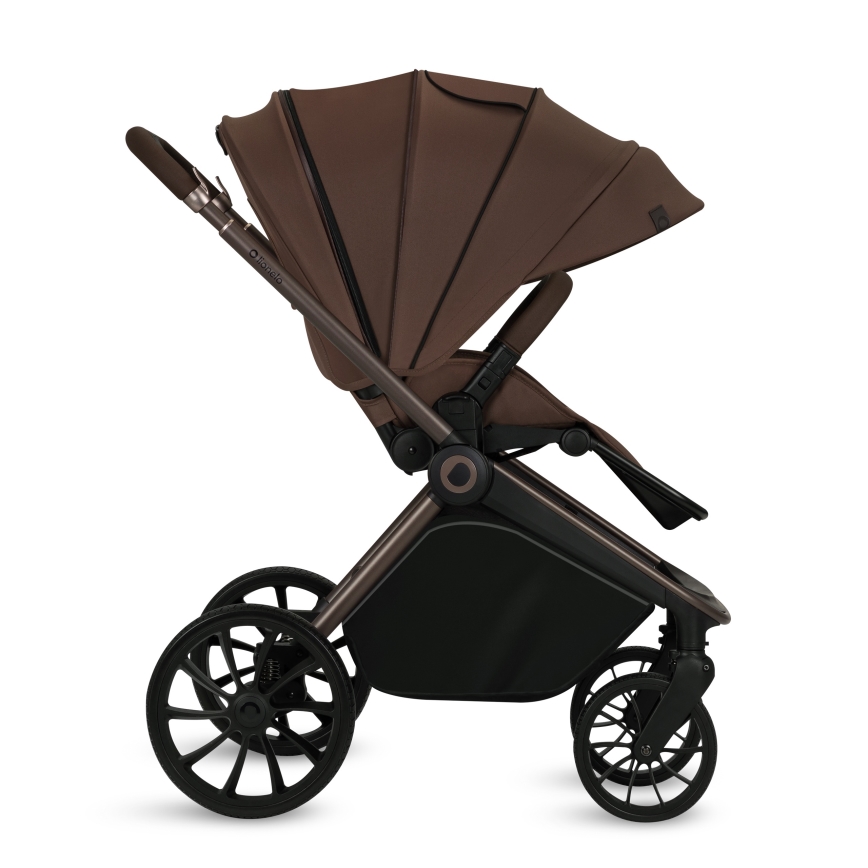 Lionelo - Sportieve kinderwagen MIKA PLUS Mocha Mousse