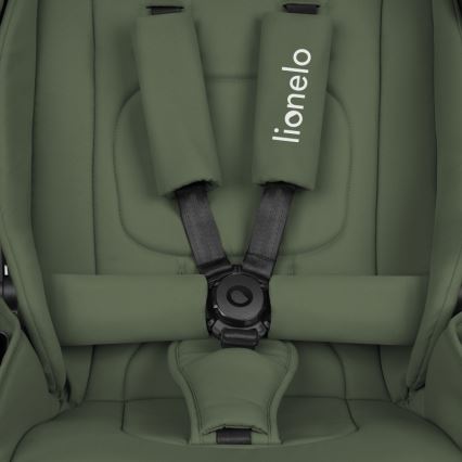 Lionelo - Sportieve kinderwagen MIKA PLUS Olijfgroen