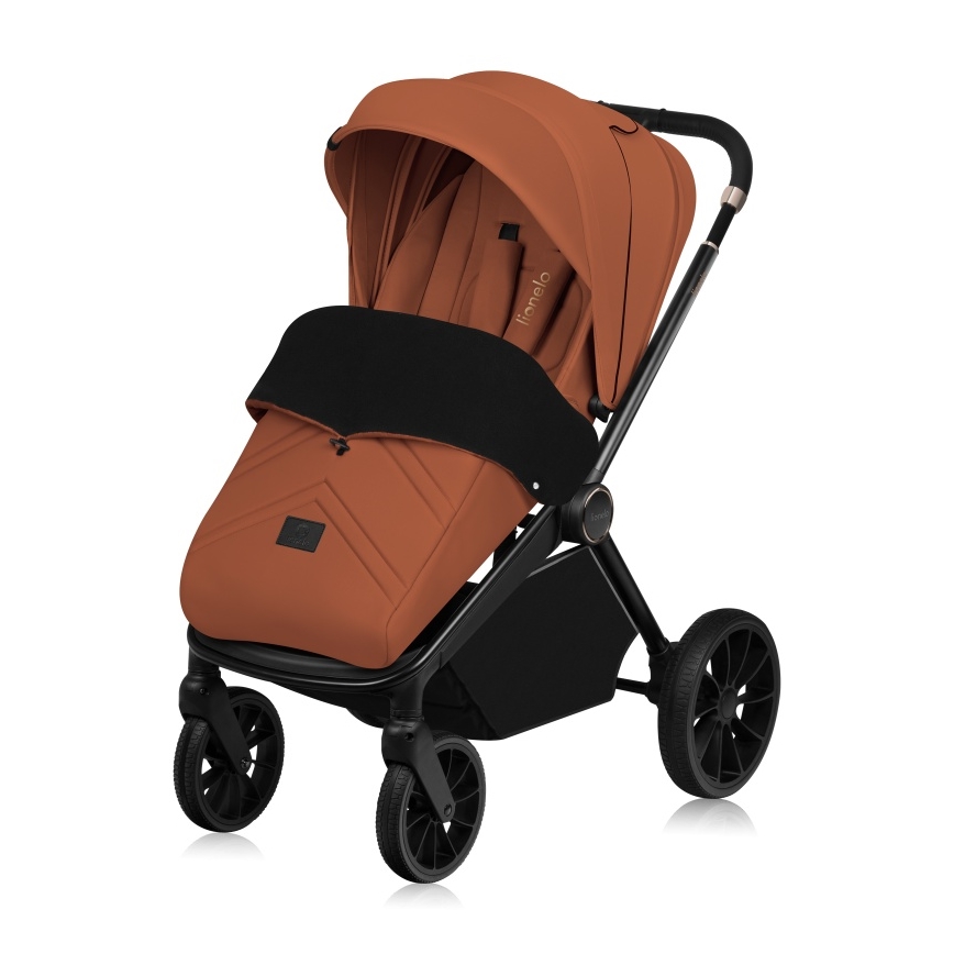 Lionelo - Sportieve kinderwagen MIKA PLUS Roestbruin