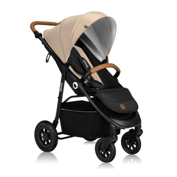 Lionelo - Sportieve kinderwagen NATT Beige Zand