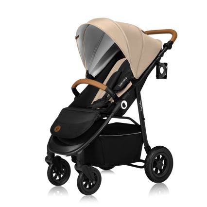 Lionelo - Sportieve kinderwagen NATT Beige Zand