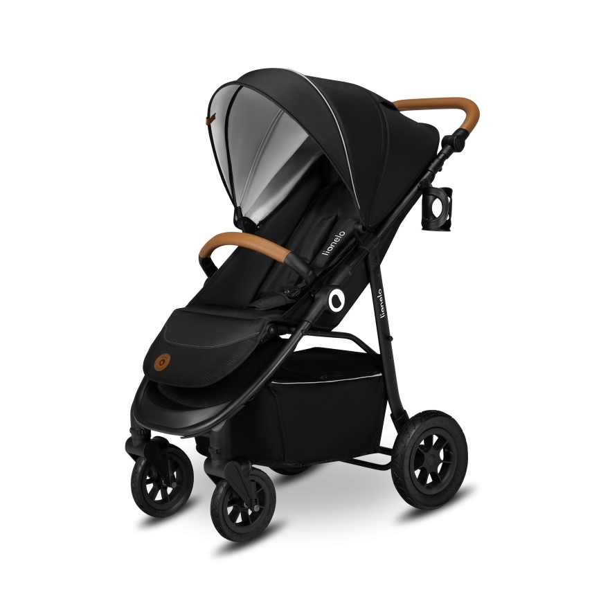 Lionelo - Sportieve kinderwagen NATT Zwarte Onyx