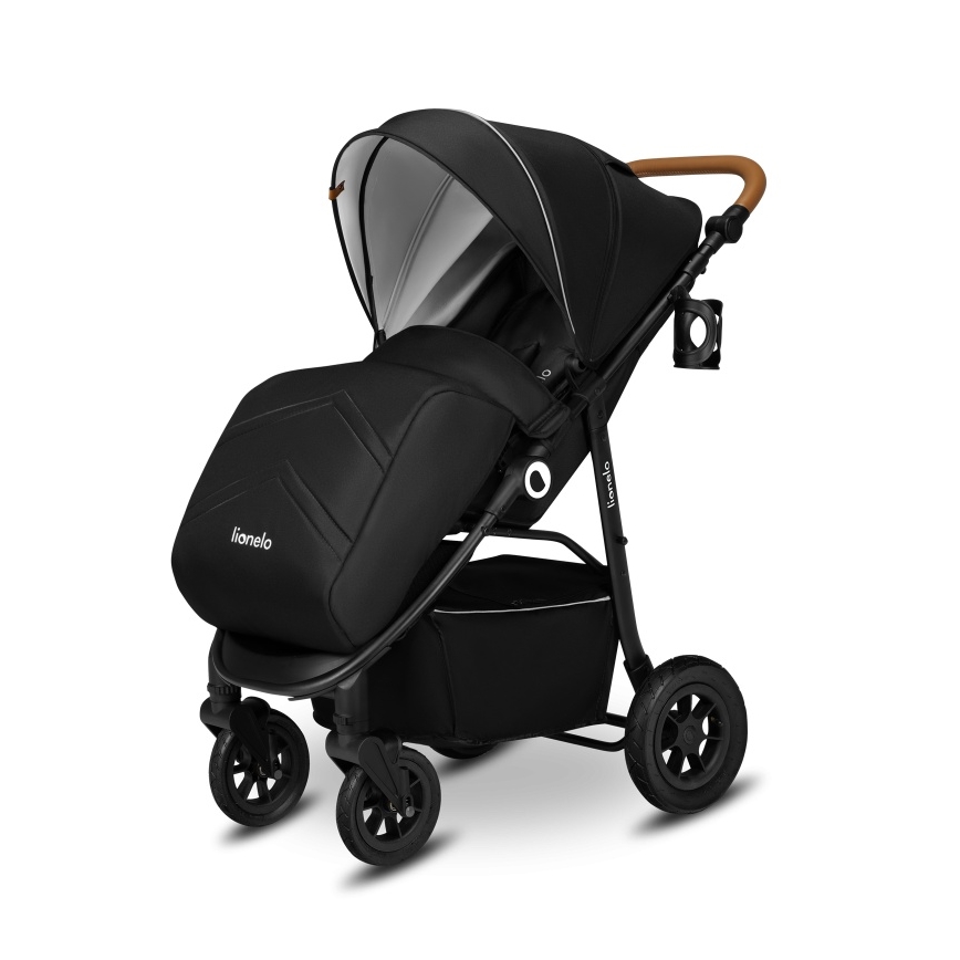 Lionelo - Sportieve kinderwagen NATT Zwarte Onyx